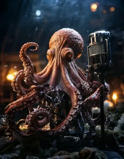 A friendly octopus