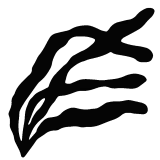 water plant silhouette