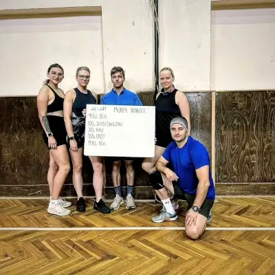 společné foto po tréninku