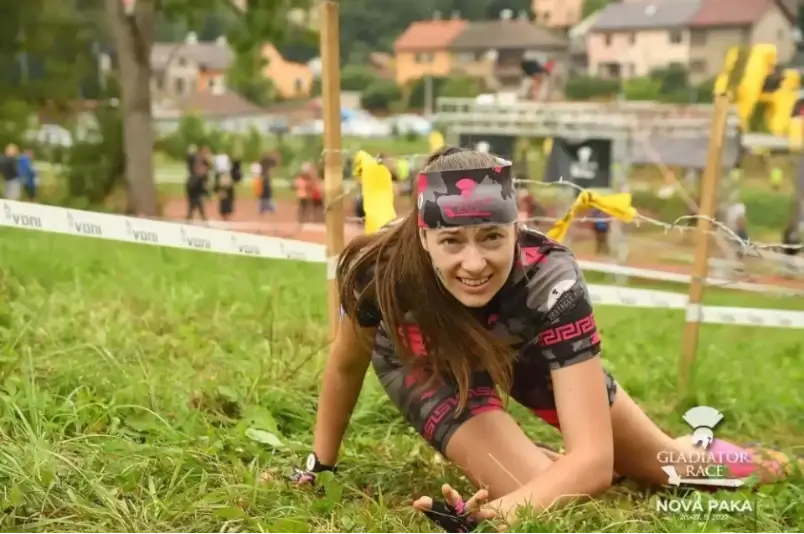 Na závodech Gladiator Race v Nové Pace